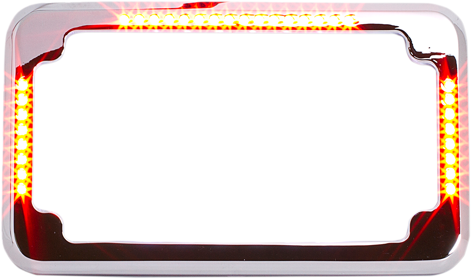 Slick Signals Flat License Plate Frame