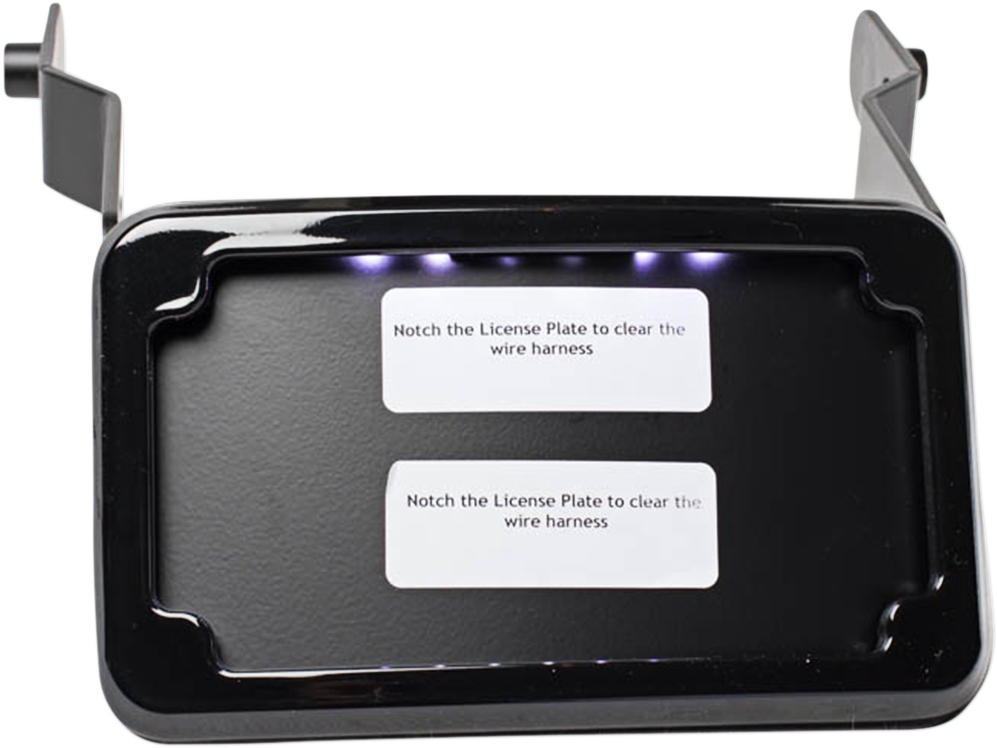 Curved License Mount with Frame