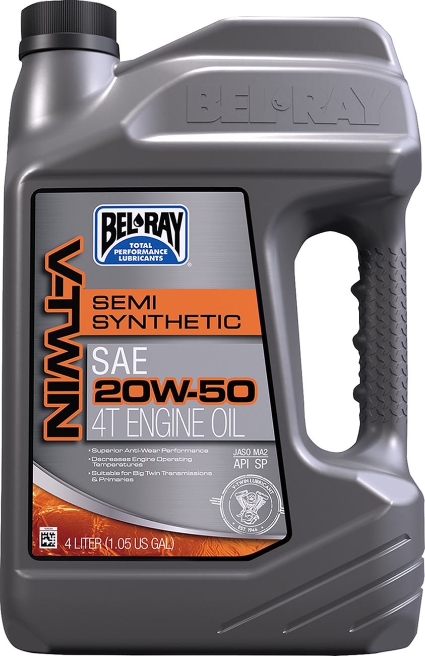 V-Twin Semi-Synthetic 4-Stroke Engine Oil