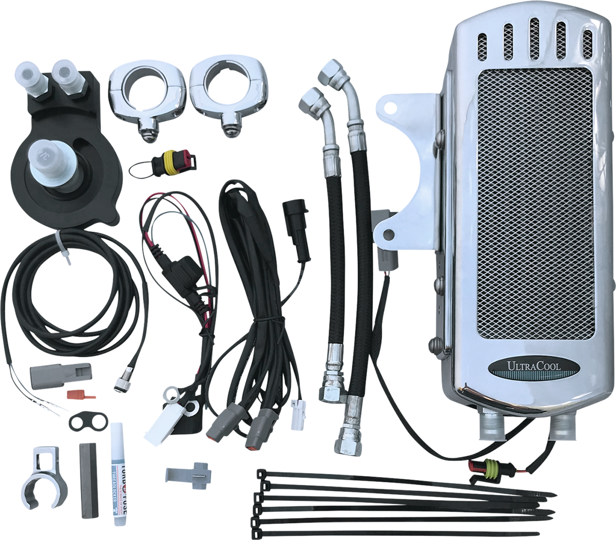 3.0 Side Mount Oil Cooler with Fan Kit for Sportster