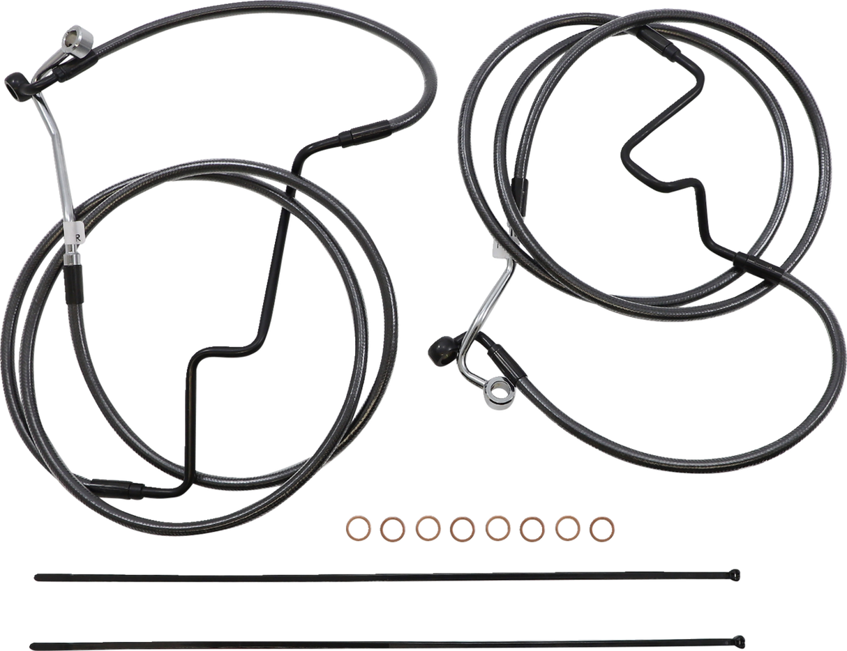 Black Pearl™ Designer Handlebar Installation Kit - 18"-20" - '21-'22 FLHR
