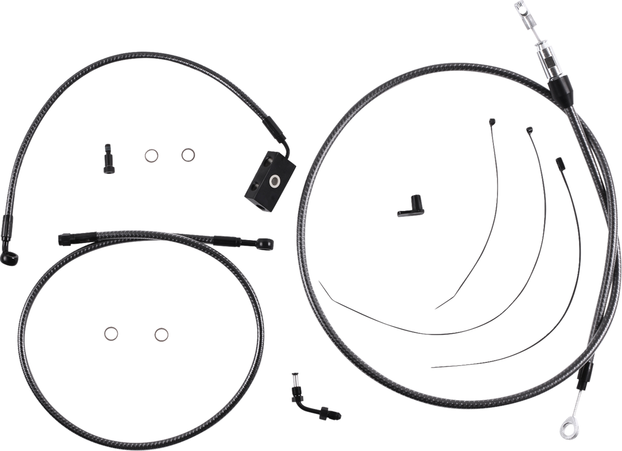 KARBONFIBR Designer Handlebar Installation Kit - 6" - '18-'24 Softail