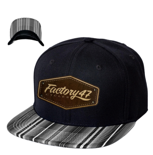FACTORY 47 BLACK SERAPE HAT