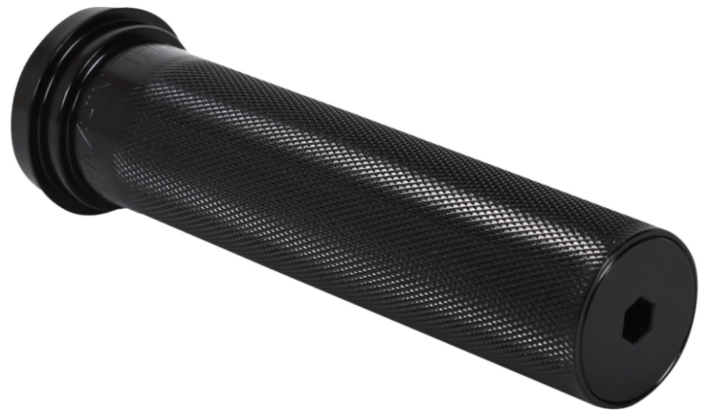 Throttle Tube 23'-Under - Knurled - 1"
