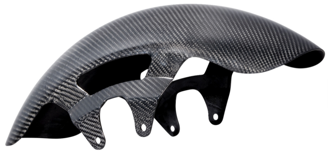 Carbon Fiber 19" Cafe Front Fender 24'-Above Bagger