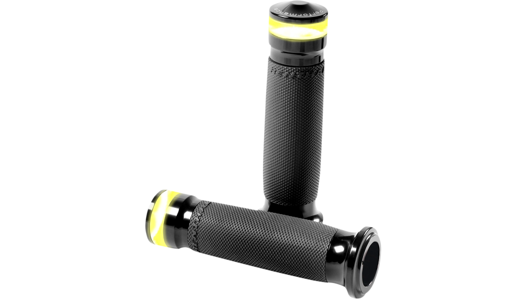 PM Vision Series Black Flashing LED Turn Signal Grips