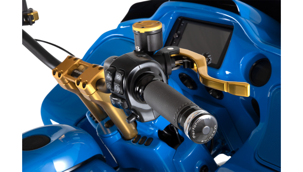 PM Vision Series Black Flashing LED Turn Signal Grips