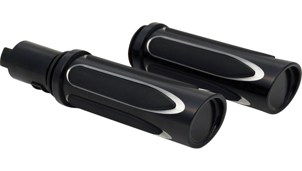 Deep Cut® Comfort Grips, Black - 24-later FLHX / FLTRX