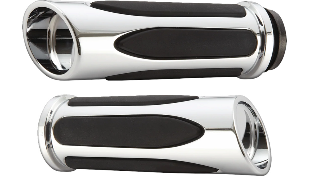 Deep Cut® Comfort Grips, Chrome - 24-later FLHX / FLTRX