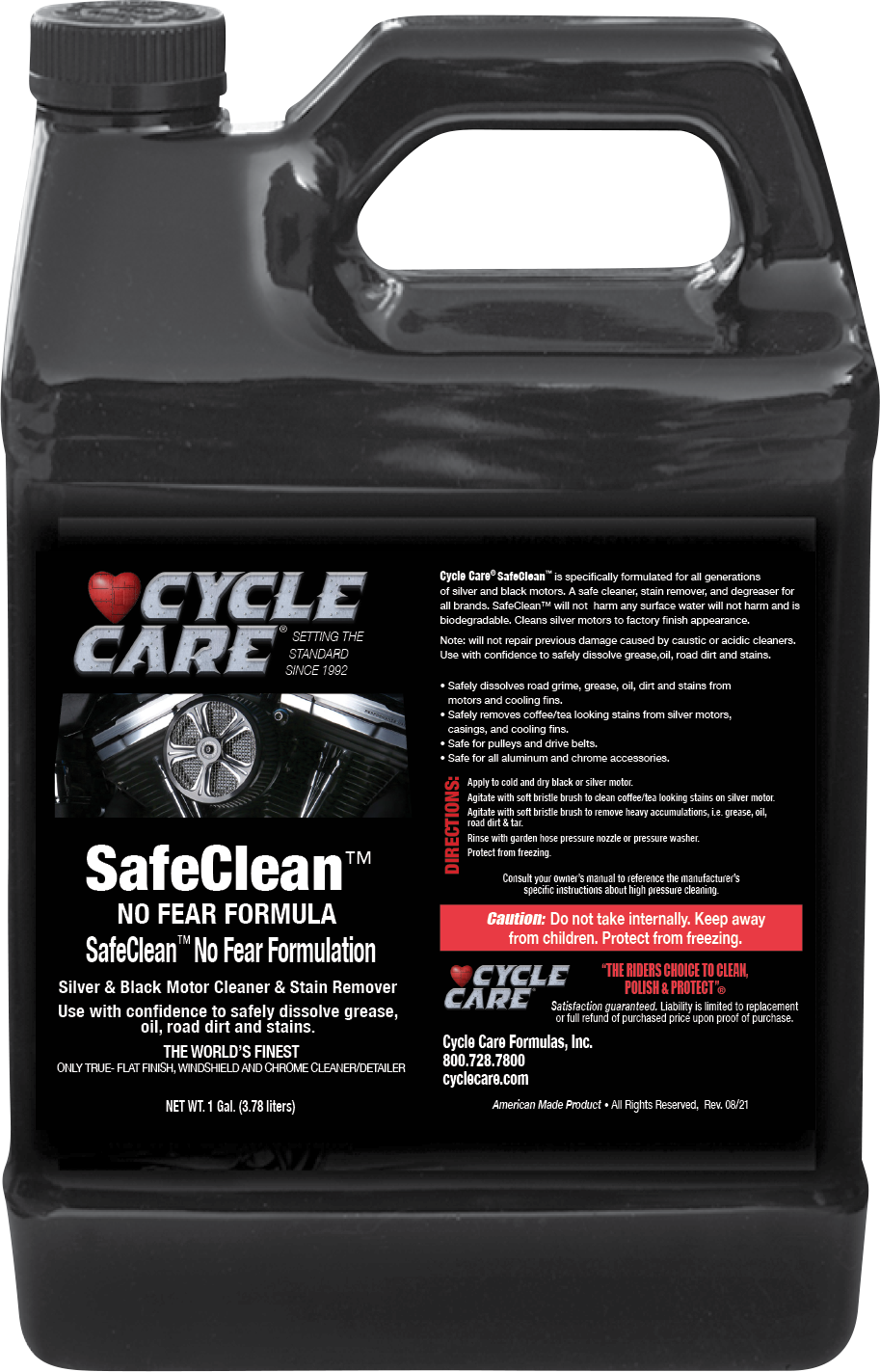 Safe Clean™ Silver and Black Engine Cleaner