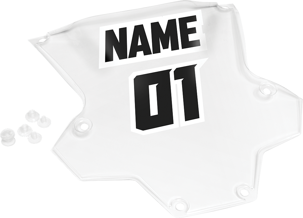 Sentinel XP Roost Deflector Clear Number Plate