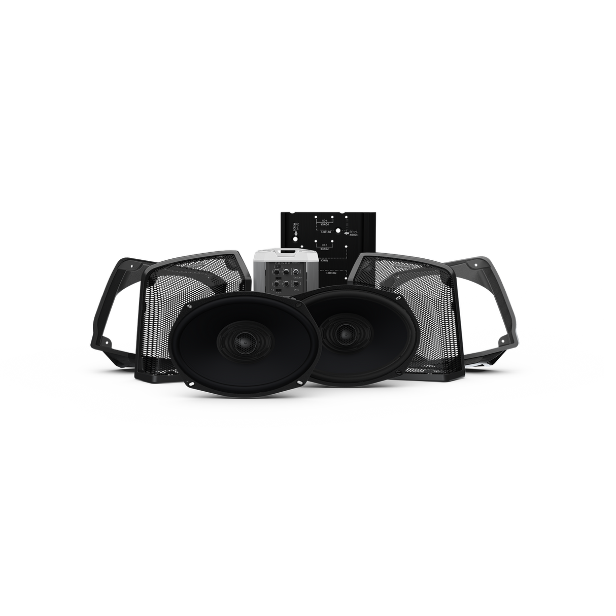 1998-2013 Road King® 2-Speaker & Amp Kit Free Shipping