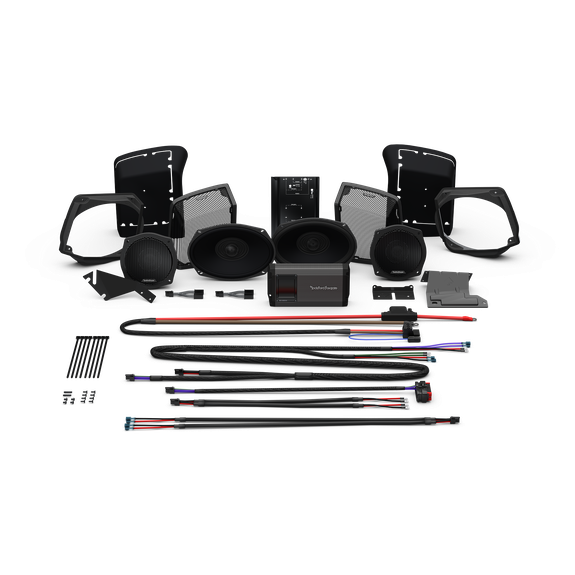 Stage-3 Speaker & Amp Kit for 1998-2013 Harley-Davidson Road Glide (Gen-3)