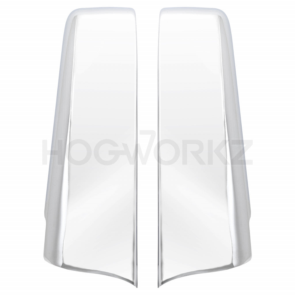 '14-'21 Harley Touring Chrome Solid Saddlebag Filler Strips