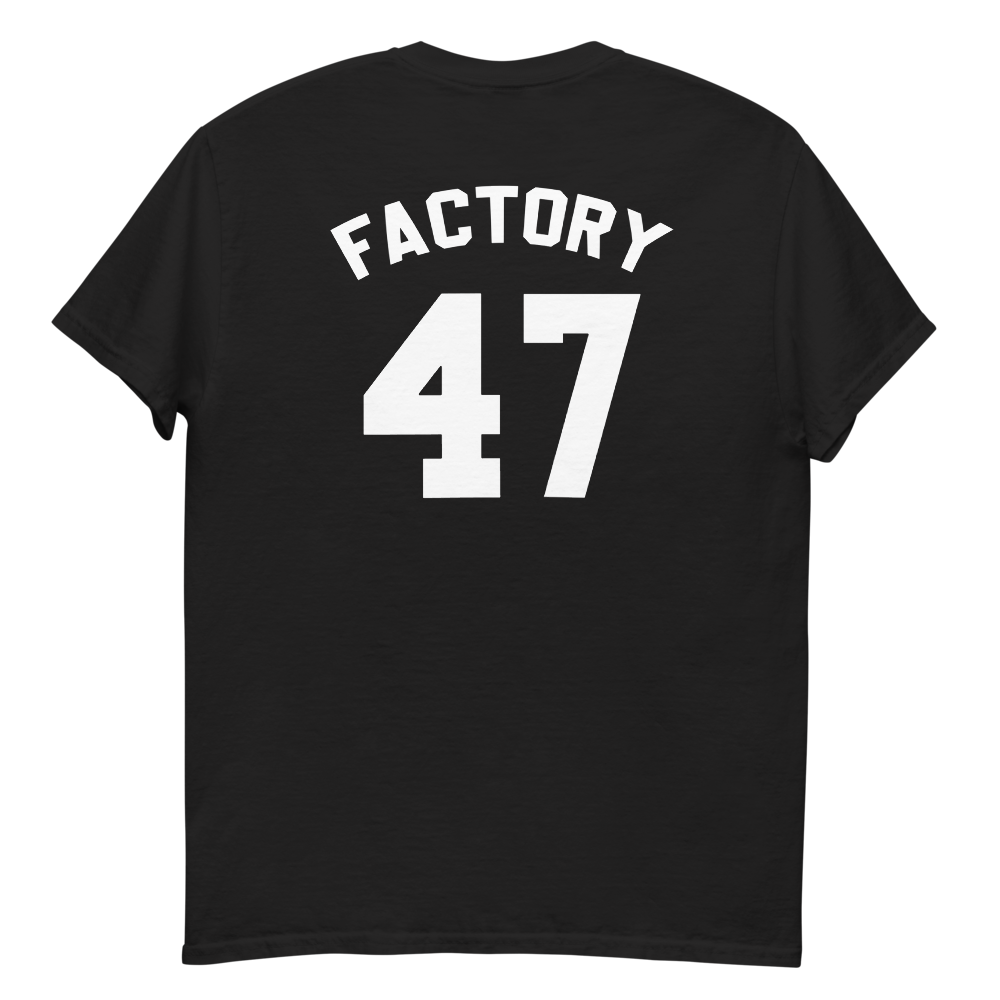 Factory 47 Black Baseball T-Shirt