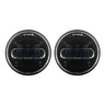 4.5" Blackout LED Harley Auxillary Passing Lamps
