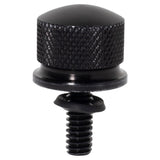 HOGWORKZ 1/4" Knurled Seat Bolt / Screw Kit Black