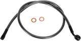Brake Line - 7/16"-35° - 34" - Black Pearl