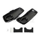 '14-'21 Harley Touring Saddlebag Speaker Lids - Vivid Black