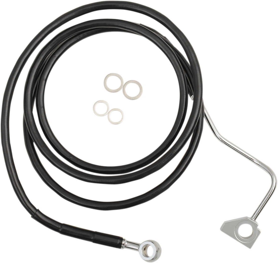 Extended Length Black Vinyl Brake Line Kit [2/2]