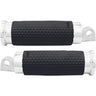 Gel FootPegs- Black/Chrome