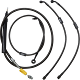 Standard Midnight Braided Handlebar Cable/Brake Line Kit — Ape Hanger