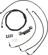 Standard Midnight Braided Handlebar Cable/Brake Line Kit — Ape Hanger
