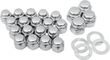 Chrome Cap Nut Kit
