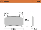 RoadPro Sintered Metal Brake Pads