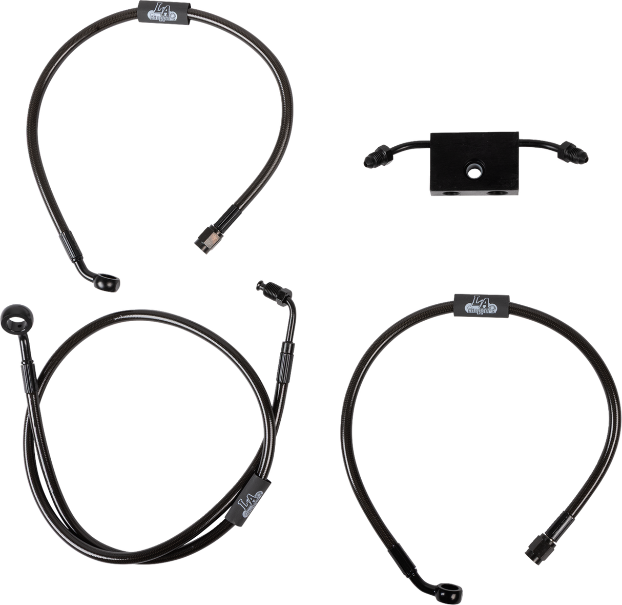 Midnight Braided Brake Line Kit