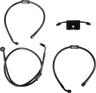 Midnight Braided Brake Line Kit