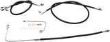 Black Braided Brake Line Kit