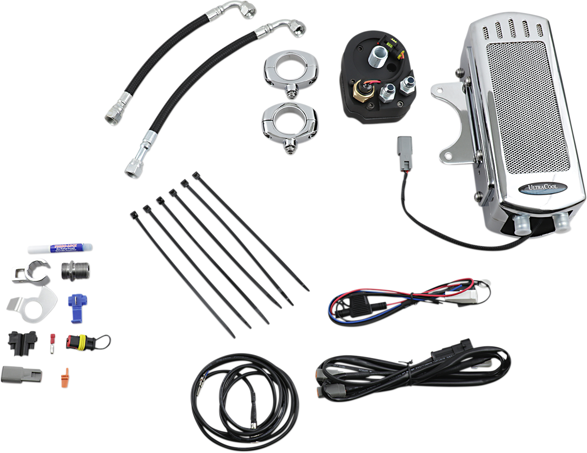 3.0 Side Mount Oil Cooler with Fan Kit for Dyna