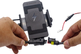 Phone Inductive Wireless Charging Mount with Quick Disconnect Power Cable