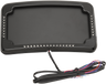 Curved Slick Signals License Plate Frame with 3-Hole Backing Plate