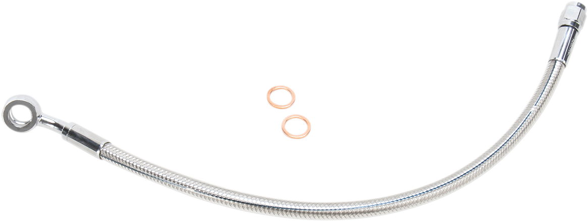 Brake Line - 10 mm-35° - 31" - Polished Stainless