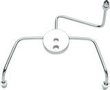 Chrome Steel Front Brake Tee with Fittings for Dual-Disc Applications