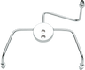 Chrome Steel Front Brake Tee with Fittings for Dual-Disc Applications