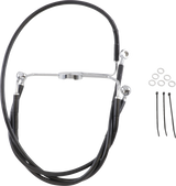 Extended Length Black Vinyl Brake Line Kit [2/2]