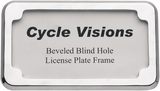 Beveled License Plate Frame