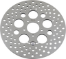 Polished Stainless Steel Drilled Brake Rotor