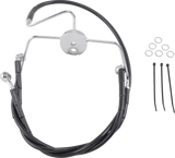 Extended Length Black Vinyl Brake Line Kit [2/2]