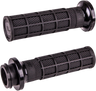 Hart-Luck Signature V-Twin Lock-On™ Grips - Cable - Black/Silver