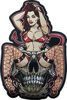 Devil Girl Embroidered Patch