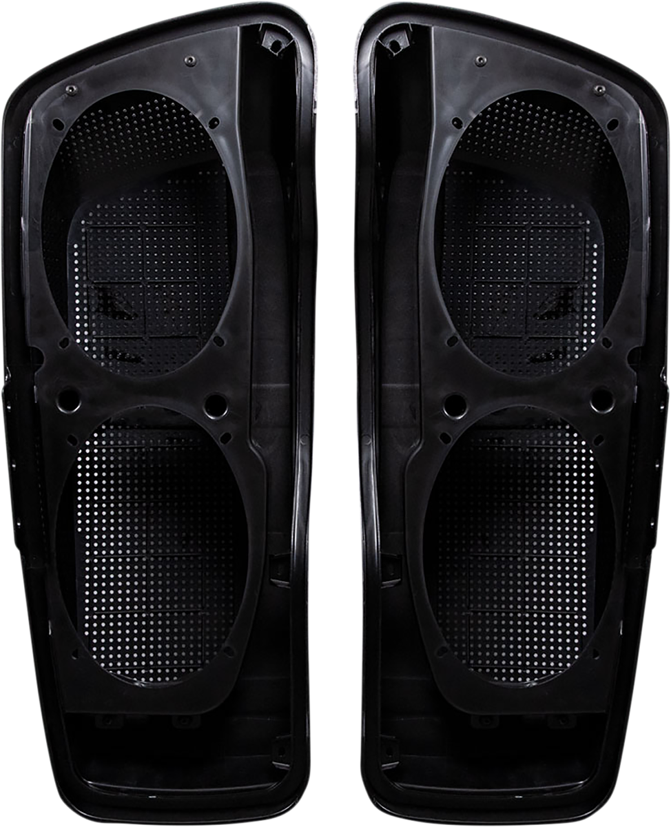 Saddlebag Lid with Speaker Cutouts