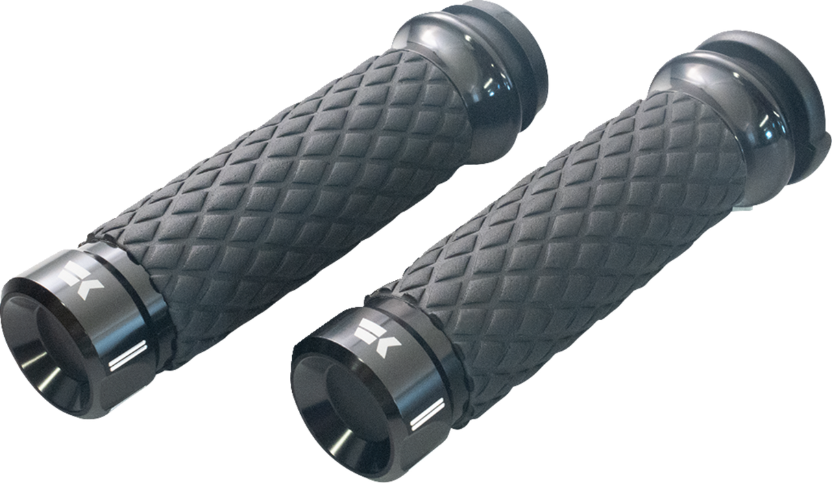 Klassic Grips - Custom Contour - Diamond - TBW- Black