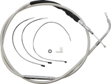 High-Efficiency Polished Stainless Clutch Cable - 73-3/4"