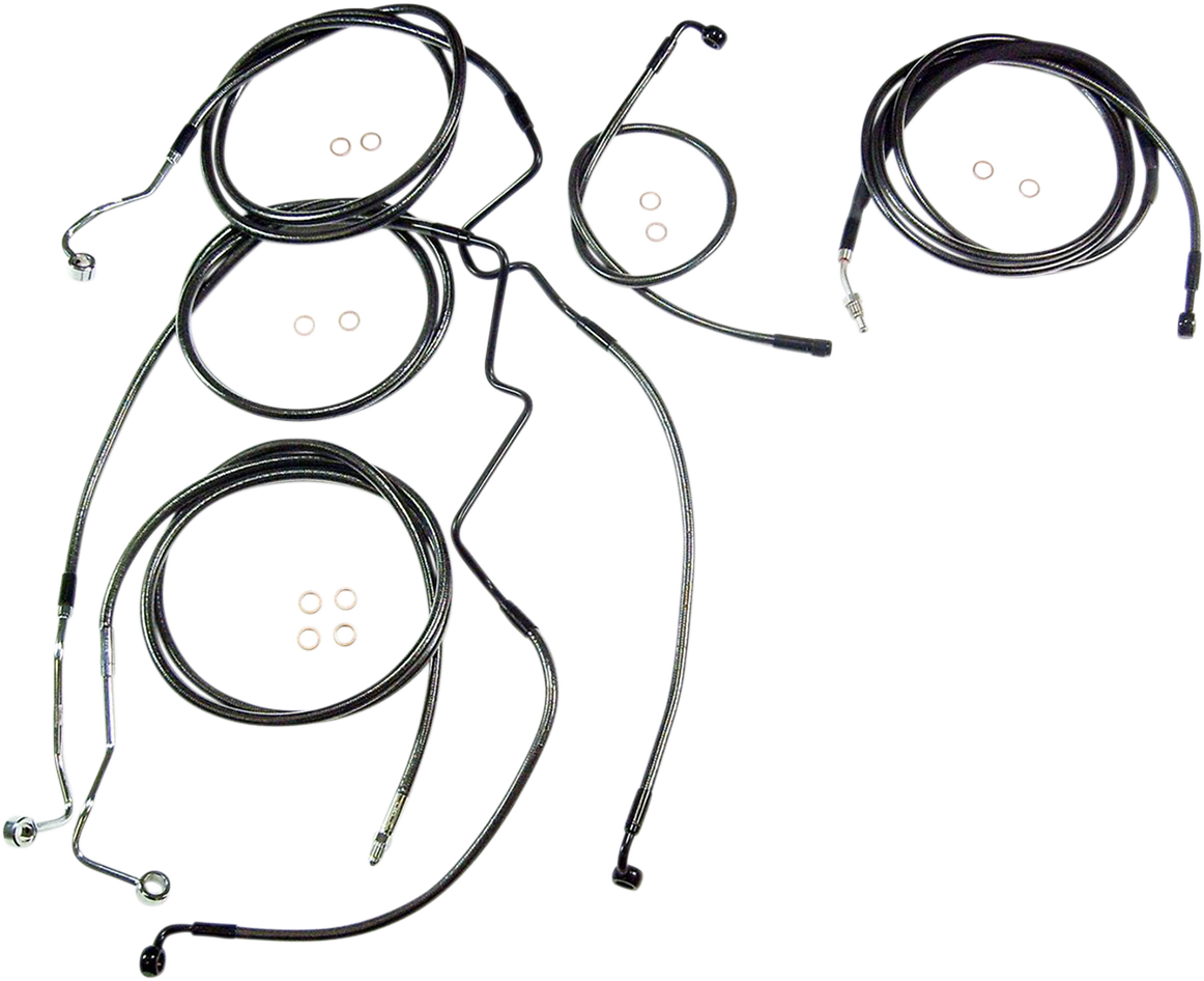 Black Pearl™ Designer Handlebar Installation Kit - 10" - '17-'20 FLH