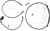 Black Pearl™ Designer Handlebar Installation Kit - 6" - '18-'24 Softail