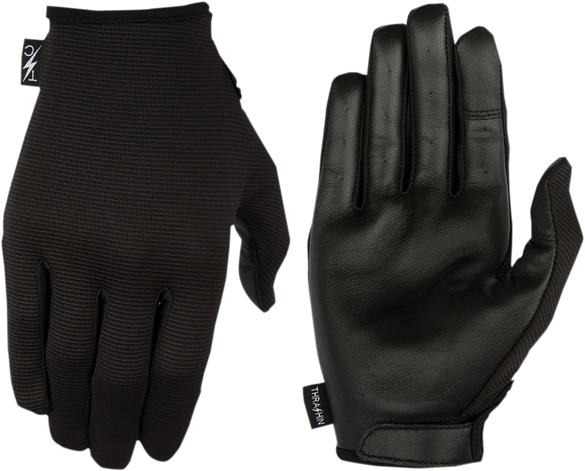 Stealth Leather Palm Gloves